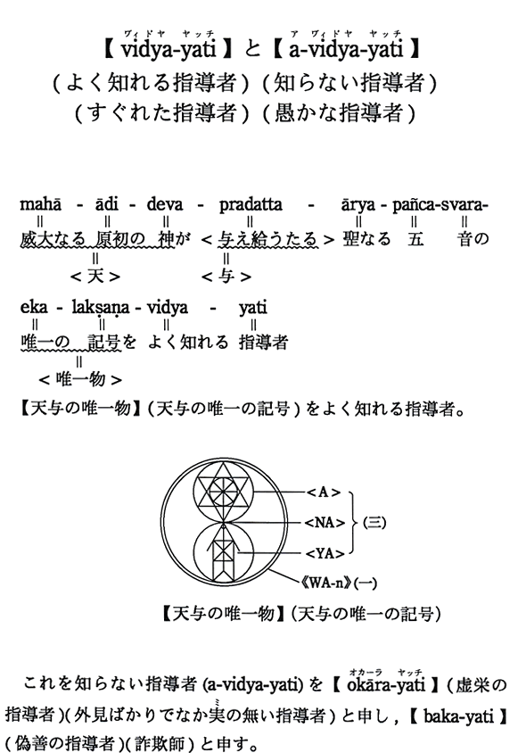 yvidya-yatizi悭mwҁjiꂽwҁjƁya-vidya-yatizimȂwҁjiȎwҁj