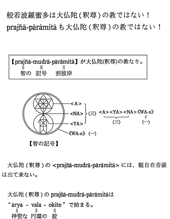 ʎg͑啧Ɂiߑj̋ł͂ȂIprajna-paramita啧Ɂiߑj̋ł͂ȂI