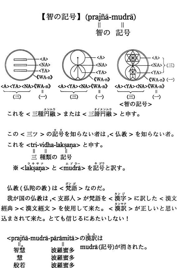 �y�q�̋L���z�ijprajna-mudra�j���q�̋L��